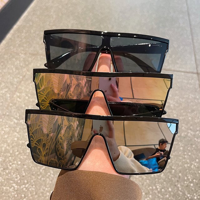 CAIPAI Brille, Unisex, Vollrand, quadratisch, mehrfarbig, Kunststoff - Bild 1