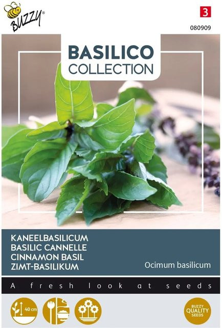 Arborix Basilikum Zimt Saatgut mit würzig-süßem Aroma, 1,5 g - Bild 1