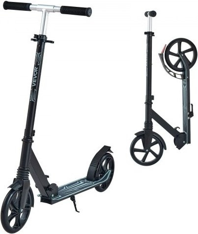 VEVOR Scooter, Cityroller, Schwarz, ab 8 Jahre - Bild 1