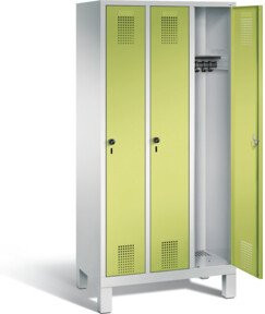C+P Garderobenschrank Evolo in Viridingrün und Lichtgrau, H x B x T: 185 x 90 x 50 cm - Bild 1