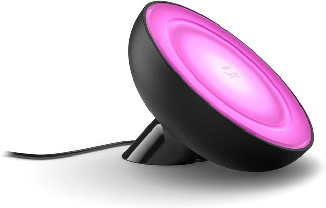 Philips Hue Bloom LED-Tischleuchte White & Color Ambiance in Schwarz mit Bluetooth und RGB-Effekten - Bild 1