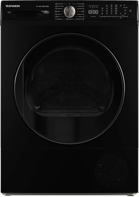 Telefunken Wärmepumpentrockner TF-WP-1128T3MB in Mattschwarz, B/H/T: 59,6 x 84,5 x 60,9 cm - Bild 1
