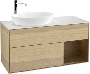 V&B Waschtischunterschrank Finion Wandbeleuchtung in Weiß, Breite: 120 cm, Tiefe: 50,1 cm, Höhe: 50,1 cm - Bild 1