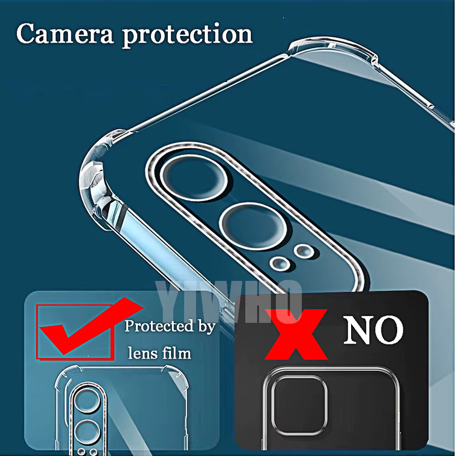 Transparente Airbag Handyhülle für OnePlus Nord CE 4, Nord 3, Nord CE 2 Lite, Nord CE 4 Lite und Nord CE 3 Lite aus weichem TPU - Bild 3
