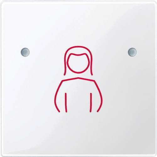 Merten System M Zubehör Push Button in Polarweiß MEG4840-0319 - Bild 1