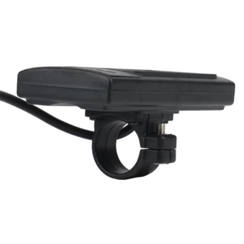 FOCAN S861 LCD-Display für E-Bikes mit 6-poligem Buchsenanschluss auf SM-Stecker, Schwarz - Bild 2