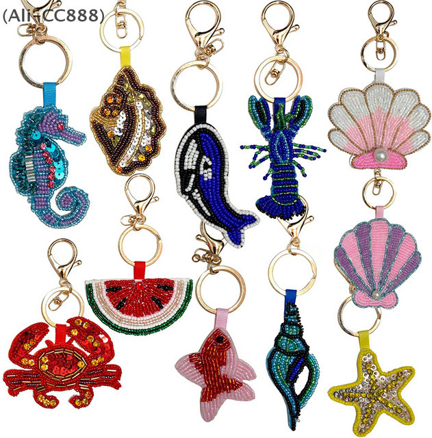 JETTING Charms, Muschel Seestern Krabben, Perlenaufkleber - Bild 1