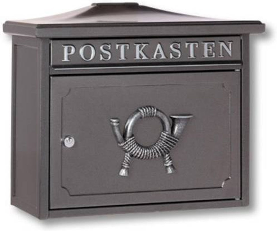 Briefkasten Burg Wächter Sylt 1883 aus Alteisen in Anthrazit - Bild 2