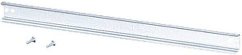 Hensel Mi TS 45 Tragschiene aus Stahl in Silber, Länge: 434 mm - Bild 1