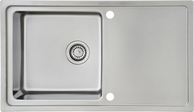 Respekta Einbauspüle Chicago Edelstahl B: 86 cm, T: 50 cm - Bild 1