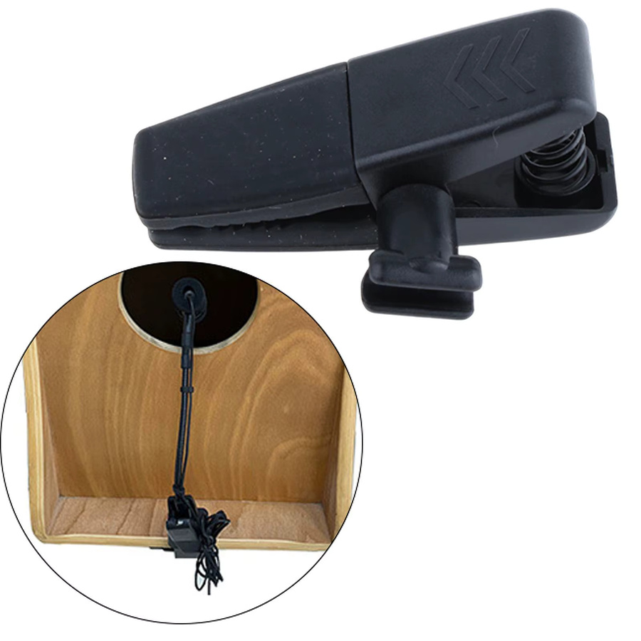MagiDeal Instrumentenmikrofon-Klemme in Schwarz für Saxophon, Holzflöte und Trommel zur Heimaufnahme - Bild 4