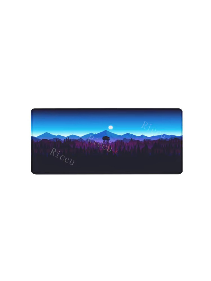 Riccu Mousepad Firewatch Forest Sunrise in Multicolour, B/T: 900 x 400 mm - Bild 5