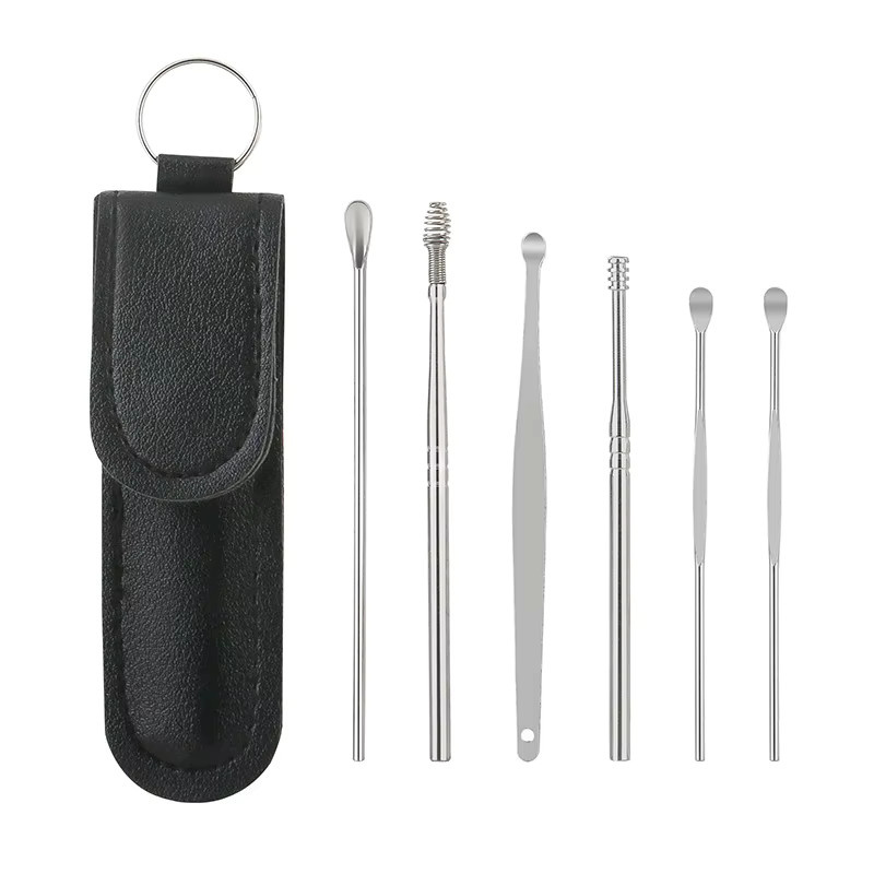 Ohrenreiniger-Set mit Ohrenschmalz-Entferner, Curette und Löffel, Unisex - Bild 2