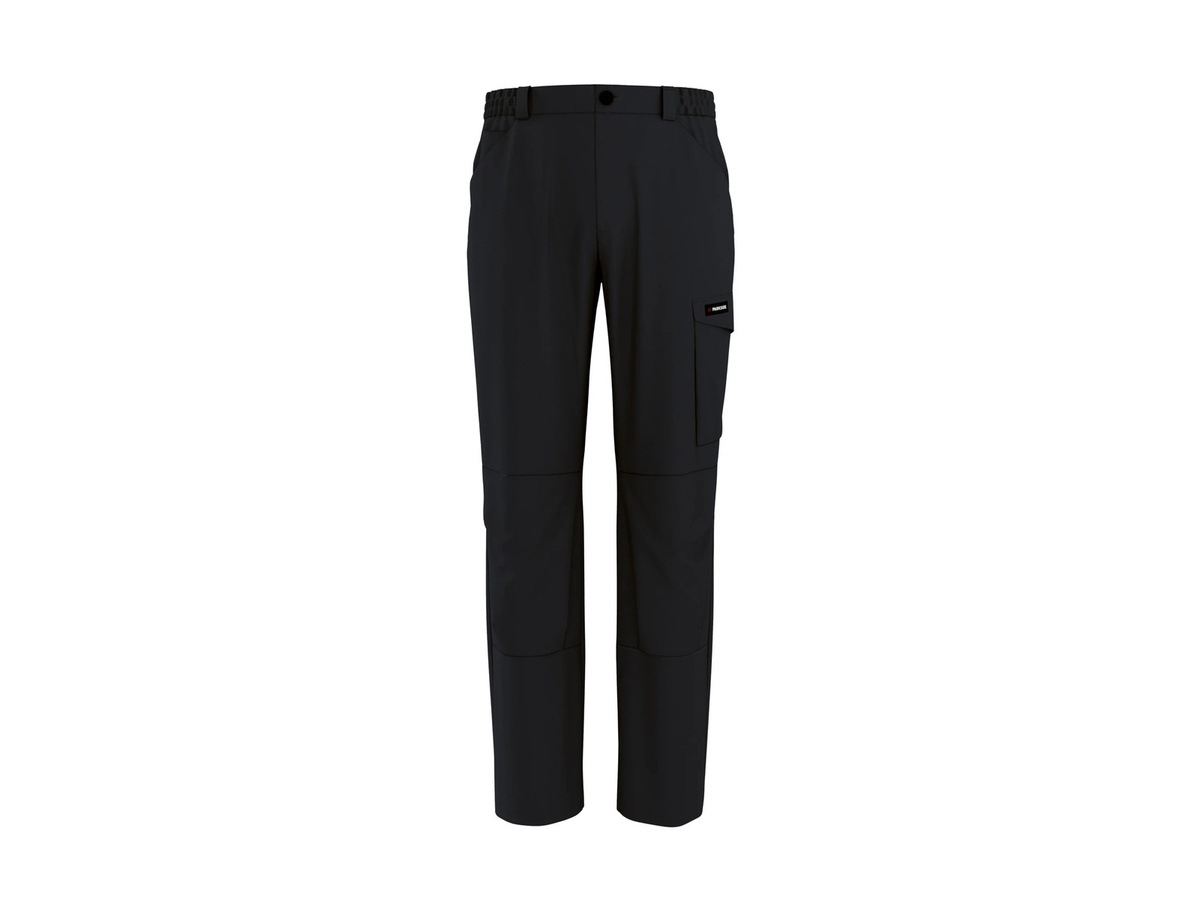 Parkside Herren Arbeitsbundhose Cargo aus Baumwolle in Schwarz mit Kniepolstertaschen - Bild 2