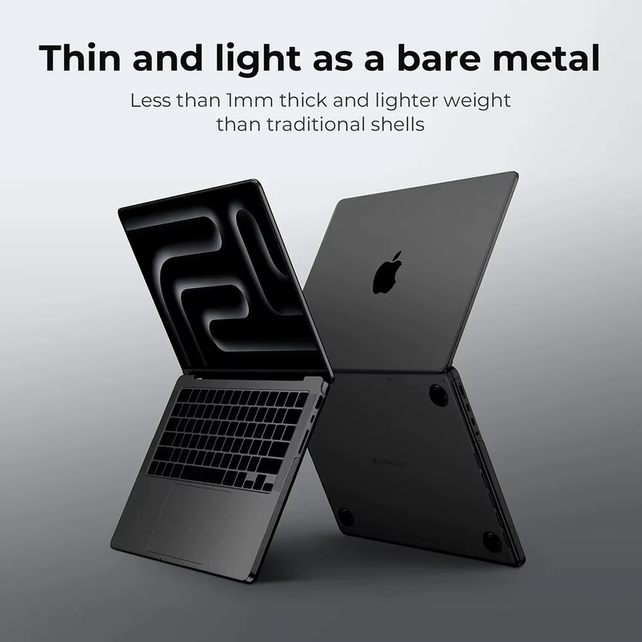 Greliana Laptop-Hülle für MacBook Air 13 und 15 sowie MacBook Pro 14 und 16 in Transparent - Bild 1