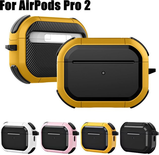 VORTNGLE Silikon Schutzhülle für AirPods Pro 1. und 2. Generation sowie AirPods 3, stoßfest und ultradünn, Farbe: Grün - Bild 1