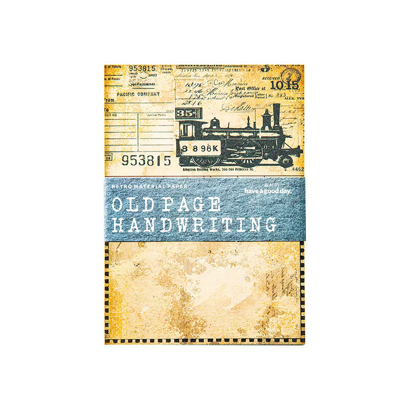 JIANQI 30 Stück Vintage Scrapbooking Papier Set für DIY Tagebuch und Dekoration, Mehrfarbig - Bild 6