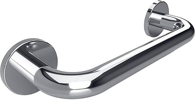 Brillantbad BELP Haltegriff aus Edelstahl poliert in Silber für Bad und WC mit Abdeckung, B/T/H: 38,0 x 8,0 x 10,6 cm, 120 kg Traglast - Bild 1