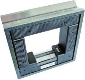 ROECKLE Rahmen-Richtwasserwaage in Silber, B/H: 20 x 20 cm, Genauigkeit 0,02 mm/m - Bild 1