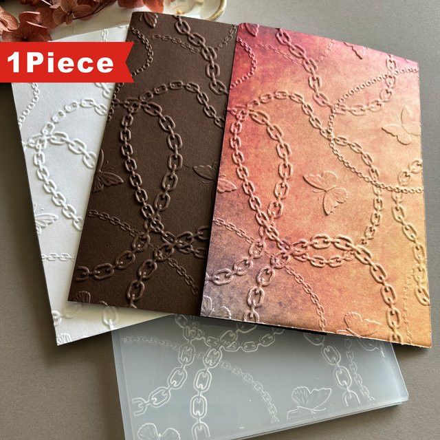 3D-geprägter Ordner Butterfly Breaking Free from Chains für Scrapbooking und DIY-Handwerk - Bild 1