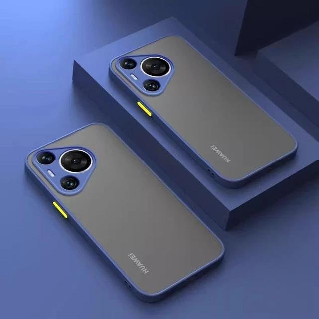 Huawei Pura 70 Pro+ Ultra Handyhülle Matt Frosted Softcase in Grau - Bild 1
