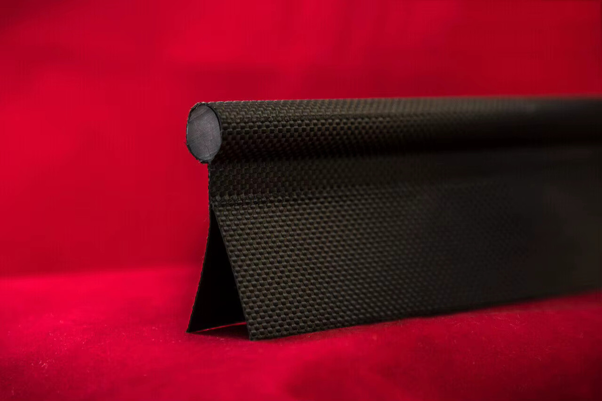 Doppelklappe Markisen Schiene für Caravan und Zelte mit 6mm Keder, Schwarz, PVC Kern - Bild 2