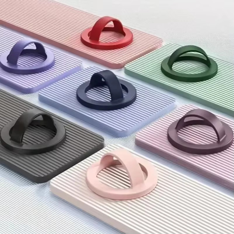 XIKCU Magnetischer Handy-Ringhalter aus wasserdichtem Flüssigsilikon in Lila für iPhone und Android - Bild 5