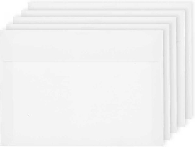 Rico Design Paper Poetry Luxury Umschläge C6 Weiß - Bild 1