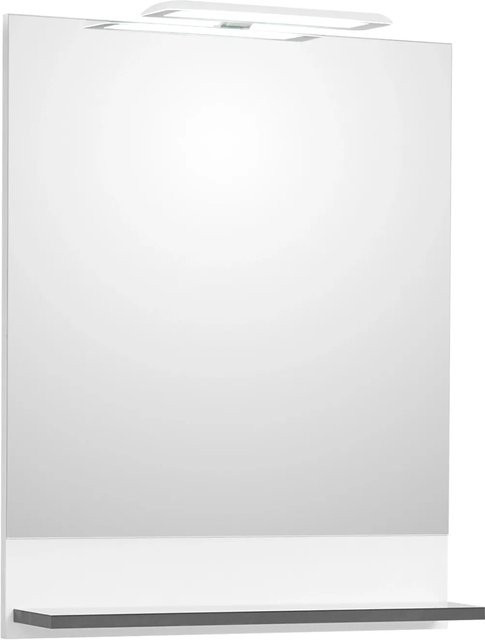 Pelipal Spiegel mit Ablage Schwerin Weiß Breite: 60 cm - Bild 1
