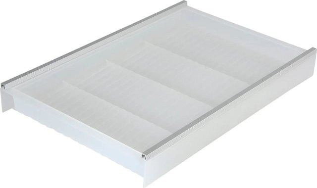 Ninka Cuisio Gewürzeinsatz für Schubladen, Organizer aus Kunststoff, Weiß Translucent, Breite: 31,1 cm - Bild 1