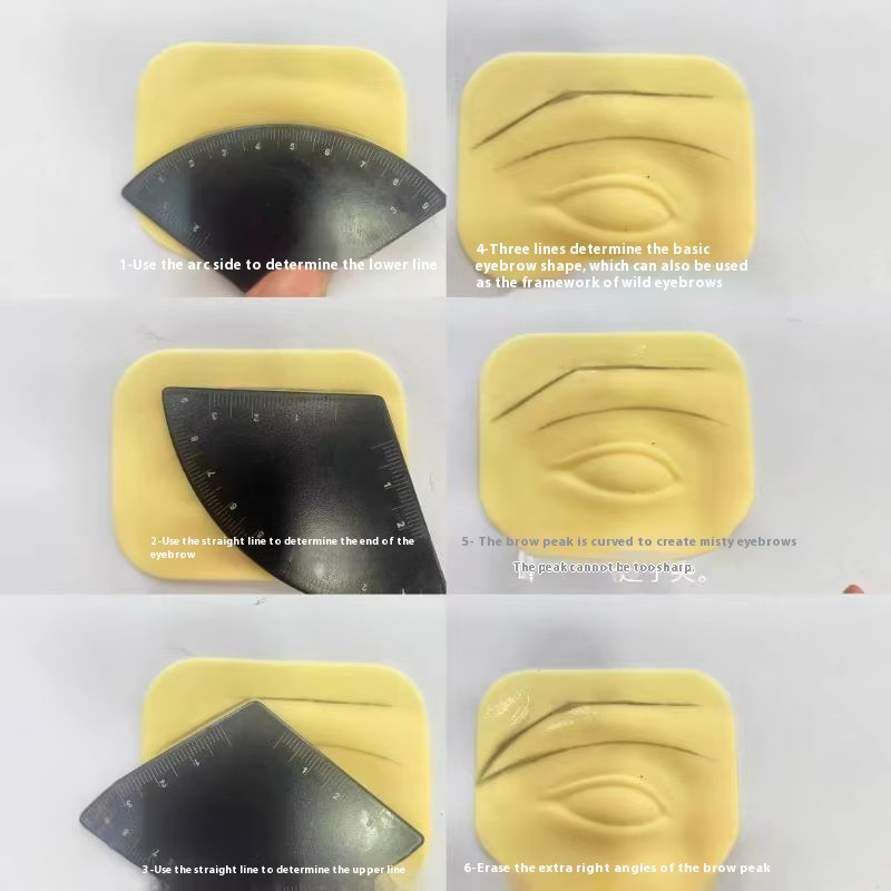 HNKMP Augenbrauen Design Lineal für Microblading Mapping Werkzeug - Bild 3