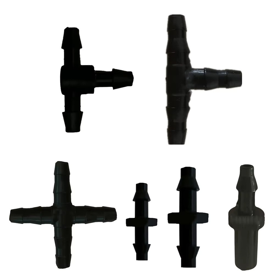 50 Stück Vibratite Bewässerungsanschlüsse mit Widerhaken, 4 mm, Schwarz - Bild 3