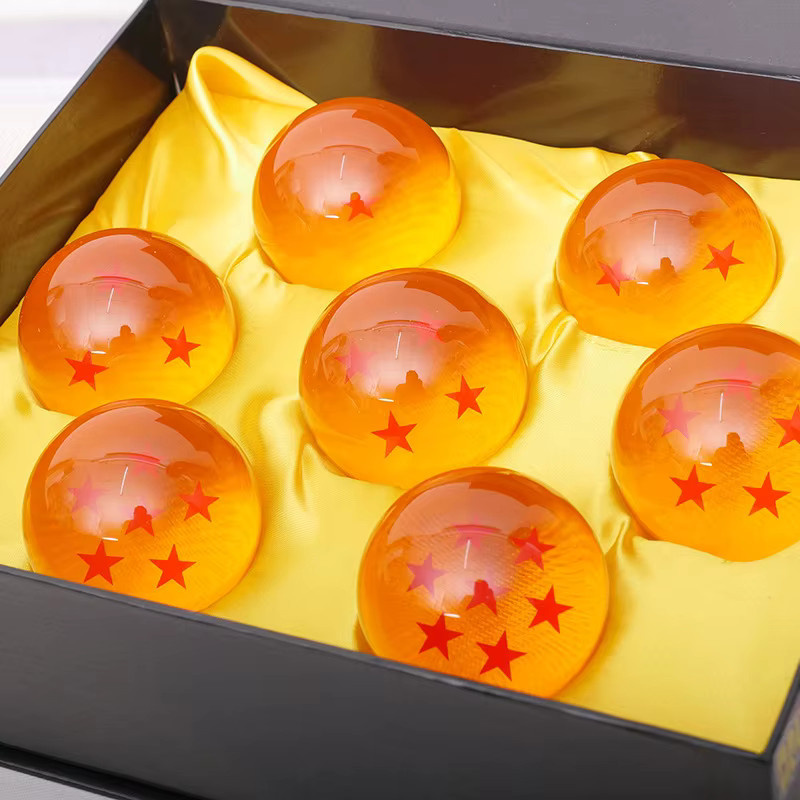 Bandai Dragon Ball, 7 Sterne Kristallkugel, Harz-Sphären-Modell, 3,5cm - Bild 3
