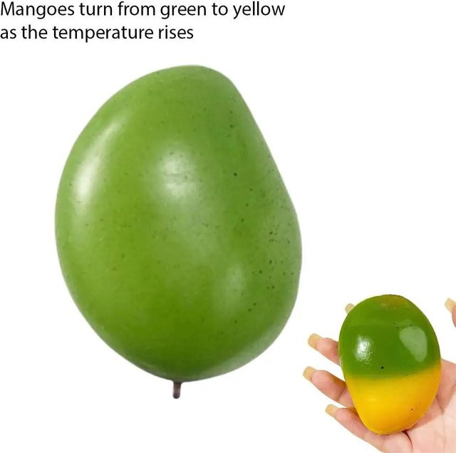 Mango Squishy Slow Rising Kristall Stressabbau Spielzeug, Erdbeere - Bild 1