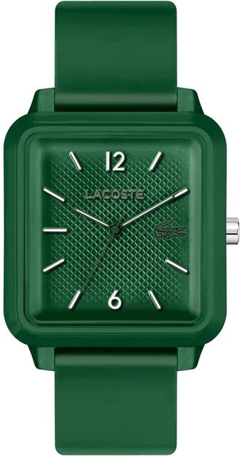 Lacoste Analoguhr, Quarz, Kunststoff, Grün, 36 mm, Herren - Bild 1
