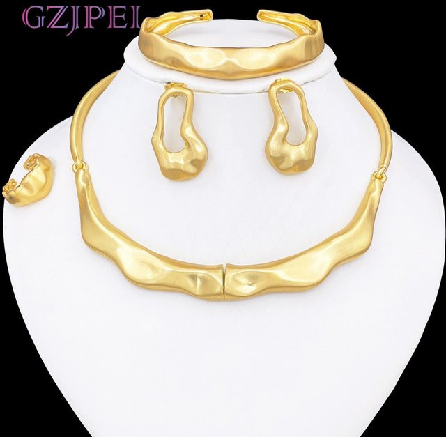GZJPEI Schmuckset, Gold, Damen - Bild 1