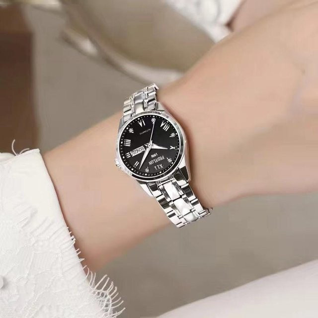 YIRAN Jewelry Armbanduhr Quarz, Edelstahl, Silber, Damen - Bild 1