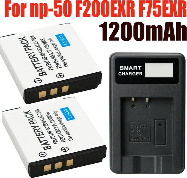 Fujifilm NP-50 FNP50 Akku für FinePix F200EXR F75EXR F70EXR F100fd F60fd F50fd XF1 XP100 XP150 XP170 X20 F605EXR - Bild 1