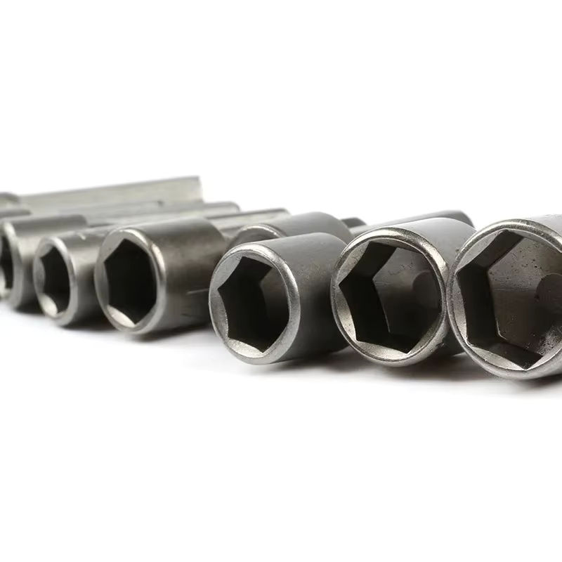 WEEKS Hex-Buchsenset mit Adapter und Schraubendreher-Bits in Silber, 5mm-13mm für Auto-Reparaturen und Power-Werkzeug-Zubehör - Bild 6