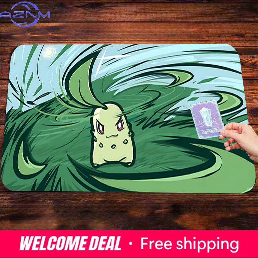 Potdemiel Pokémon Chikorita TCG Spielmatte, rutschfest, waschbar - Bild 2