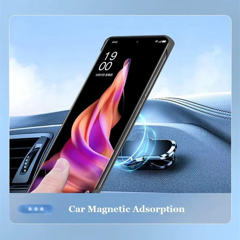 Magnetische Handyhülle mit Graphen-Wärmeableitung für OPPO Find X5 X6 X7 X8 Ultra X9 Reno 6 8 13 14 Pro in Schwarz - Bild 2