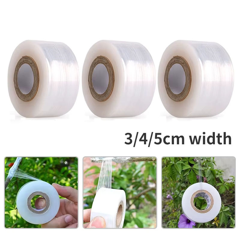 Selbstklebendes elastisches Pflanzenklebeband in Transparent für Gärten, Setzlinge und Pflanzen, Länge: 200 m - Bild 5