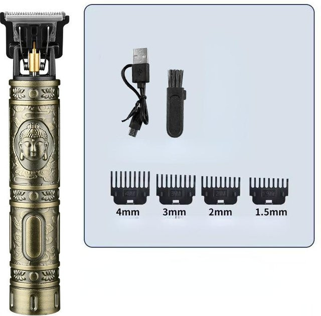 JR-Studio Elektrische Haarschneidemaschine, Gold, Herren - Bild 1