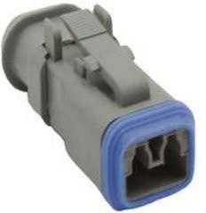 Bulgin PX0108S02GY Rundsteckverbinder Bulk in Grau - Bild 1
