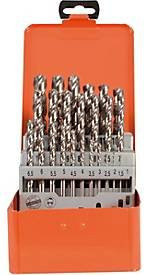 Projahn Spiralbohrer-Set SPEED aus HSS-Cobalt, 25-teilig, Ø 1–13 mm in silber und orange mit Bohrerkassette - Bild 1