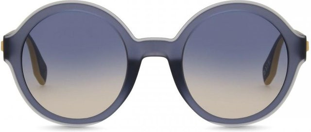Adidas Originals Or0080 Sonnenbrille, Damen, Vollrand, Rund, Transparent Blue/Grey, Kunststoff - Bild 1
