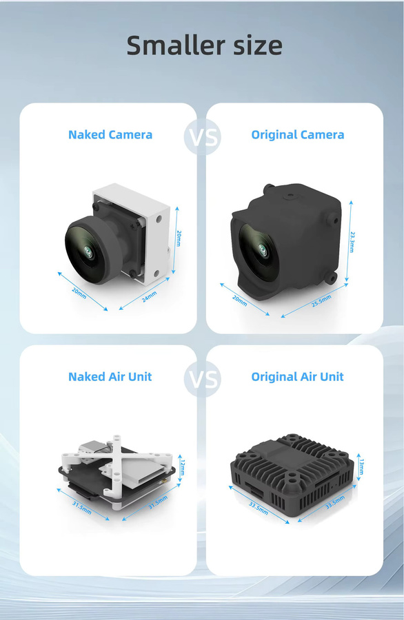 WalleFPV Naked O4 Air Unit Pro und Ultralight O4 Pro mit ND-Filter-Set - Bild 3