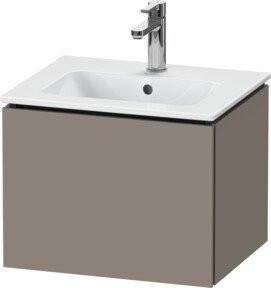 Duravit Waschtischunterschrank Compact L-Cube, wandhängend, grau matt, B/T/H: 52 x 42,1 x 40 cm - Bild 1