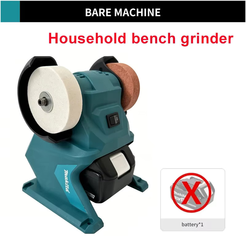 Makita 18V Akku-Tischschleifer mit Doppel-Schleifscheiben für Metall, Steinpolieren und Messerschärfen - Bild 7