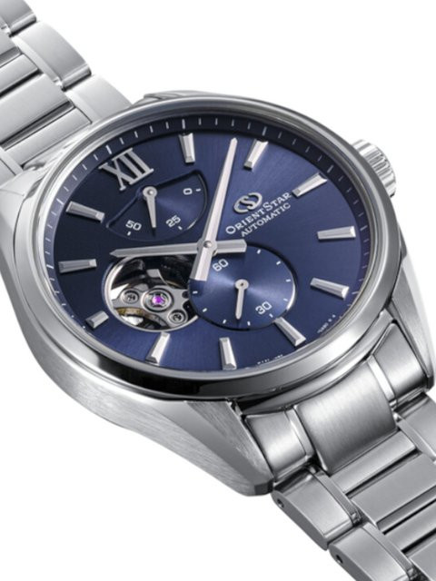 Orient Star Armbanduhr Automatik, Edelstahl, Blau, 40 mm, Herren - Bild 1